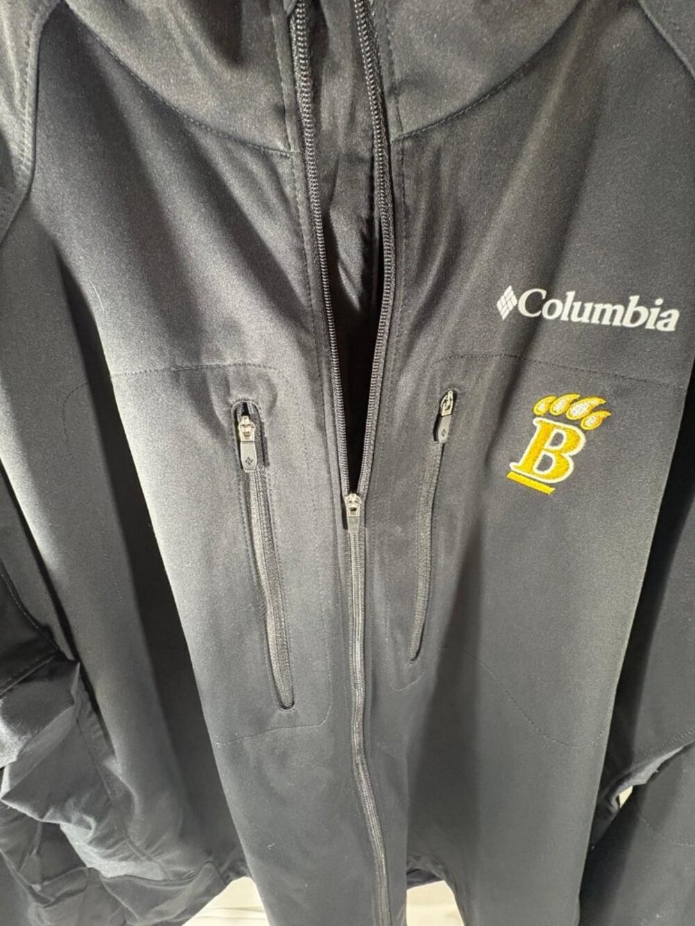 Columbia Sportswear Men's Softshell Jacket Size XL Black Full Zip Water-Resistan - Picture 3 of 7